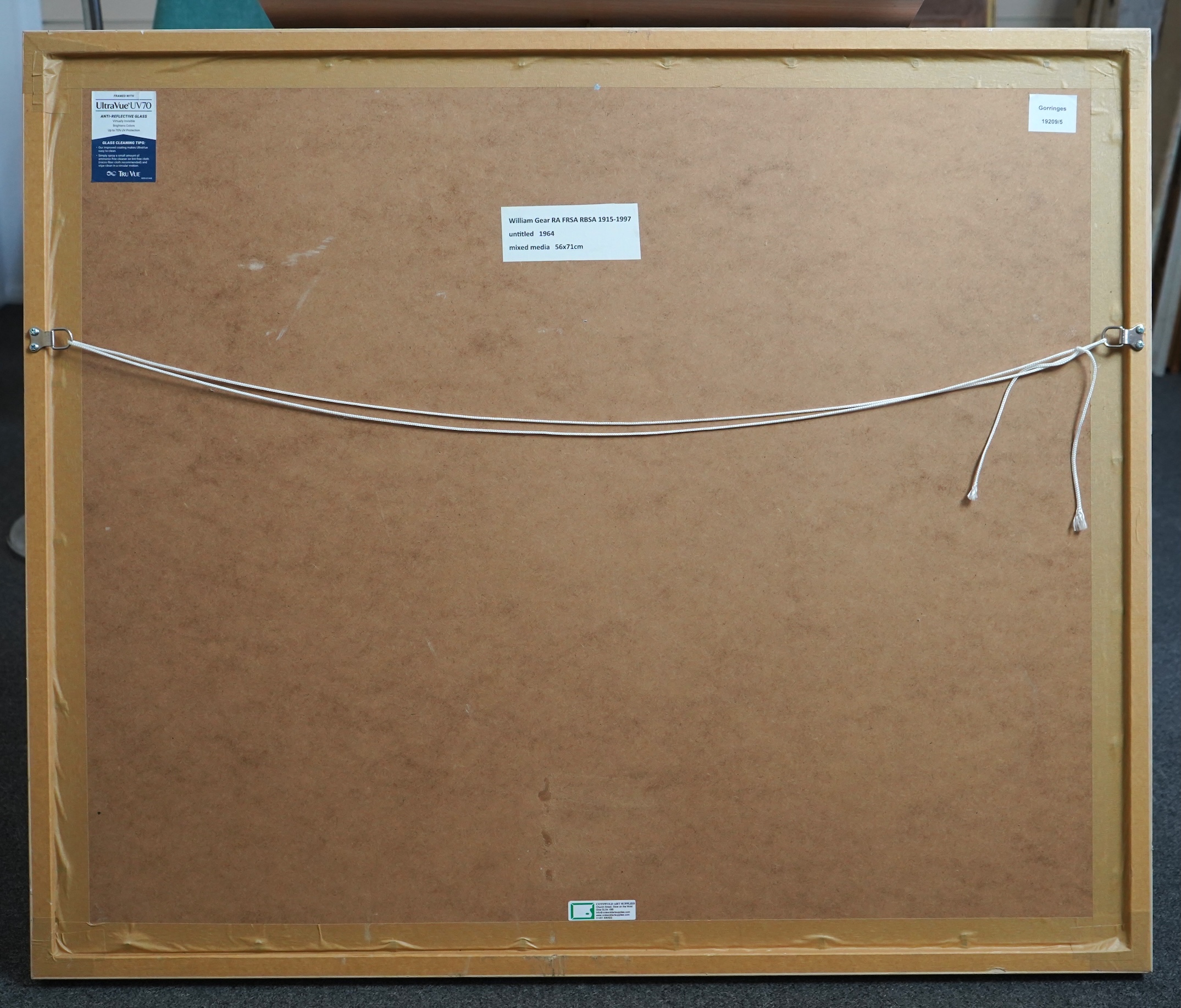 William Gear RA RBSA, 1915-1997, 'Untitled, 1964'